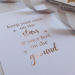 A5 Foil Print - Keep your...