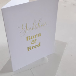 Foiled Card - Yorkshire...