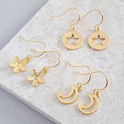 Matt Gold Earrings