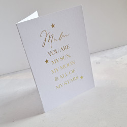 Foil Mother's Day Card -...