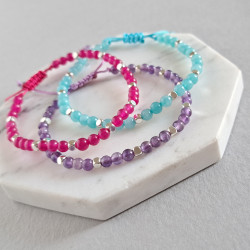 Gemstone Friendship Bracelet