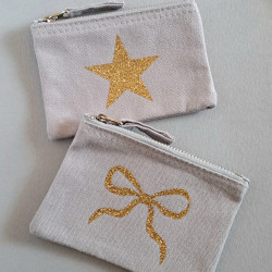 Mini Pouch - Star or Bow